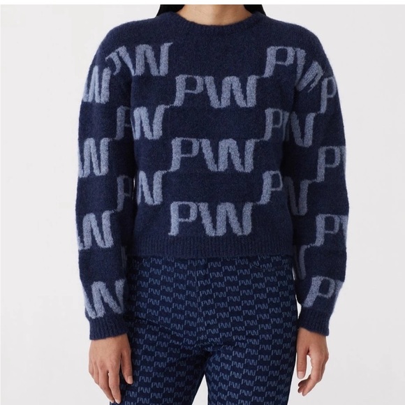 Paloma Wool Sweaters - Paloma Wool Navy and Light Gray Sweater